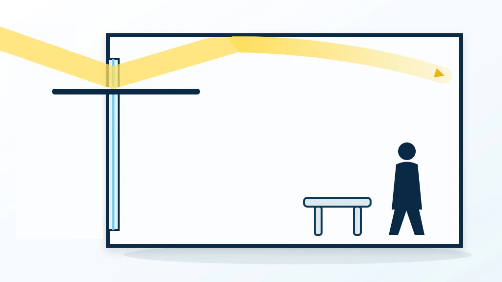 Ilustración de Bandejas de luz
