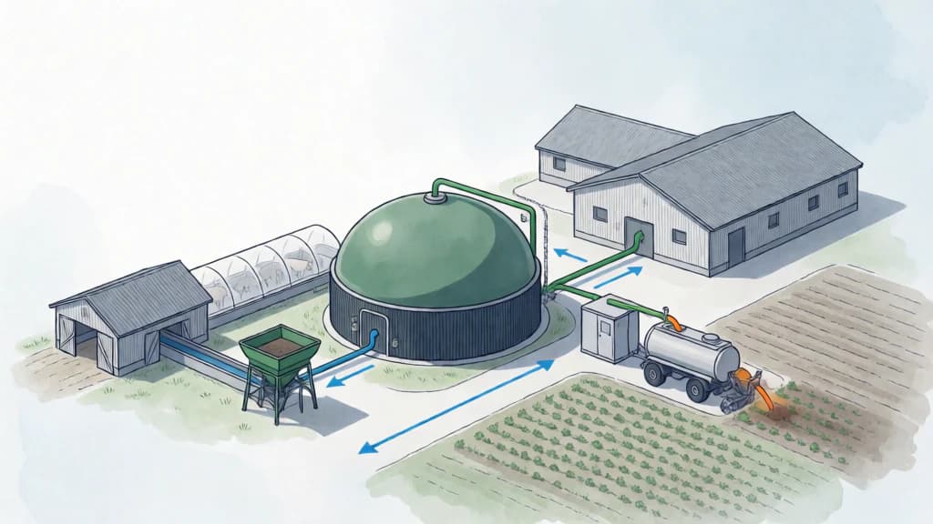 Ilustración de Bioenergía con criterios de sostenibilidad