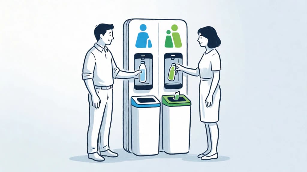 Ilustración de Comunicación ambiental a clientes y usuarios