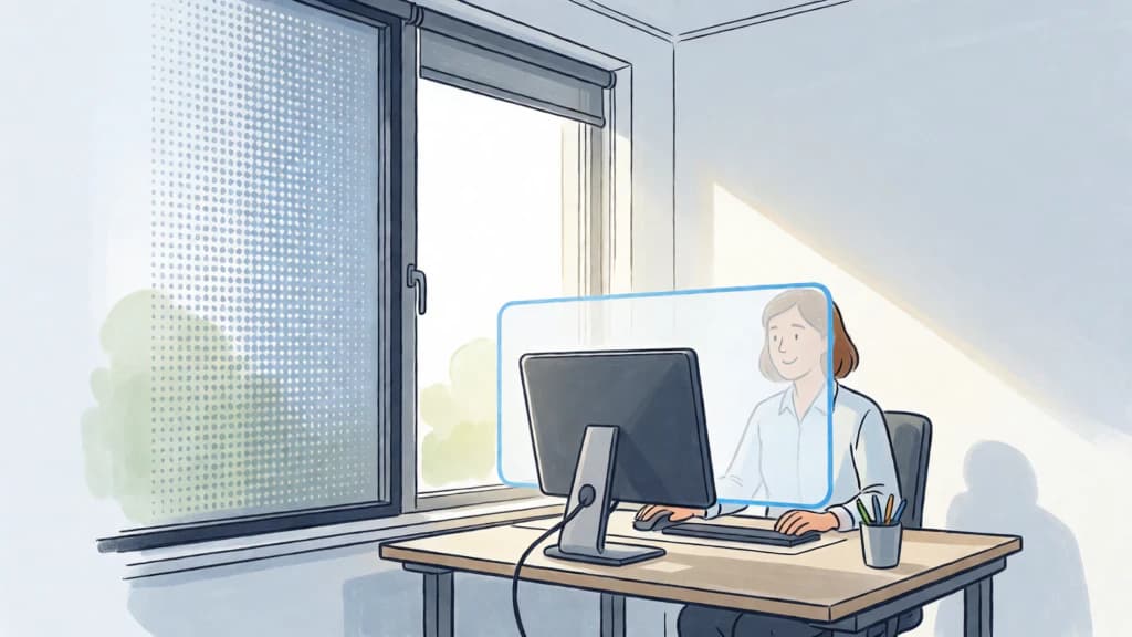 Ilustración de Control de deslumbramiento y difusión