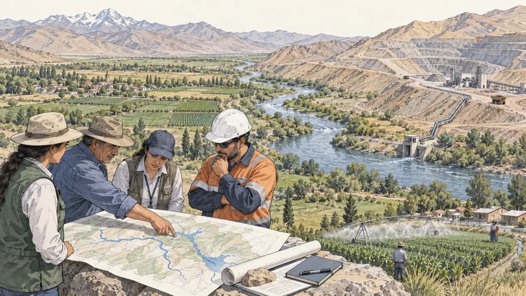 Principio de Límites de extracción de agua en minería
