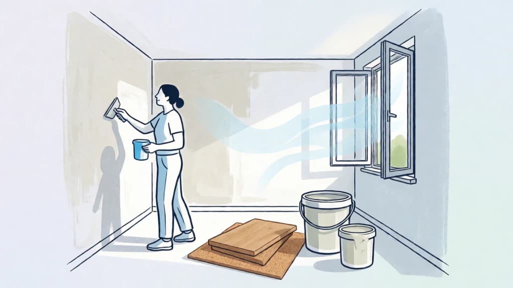 Ilustración de Materiales de baja toxicidad y emisiones