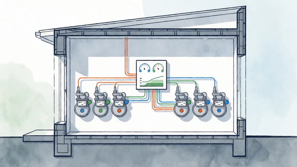 Ilustración de Medición y gestión integral del agua