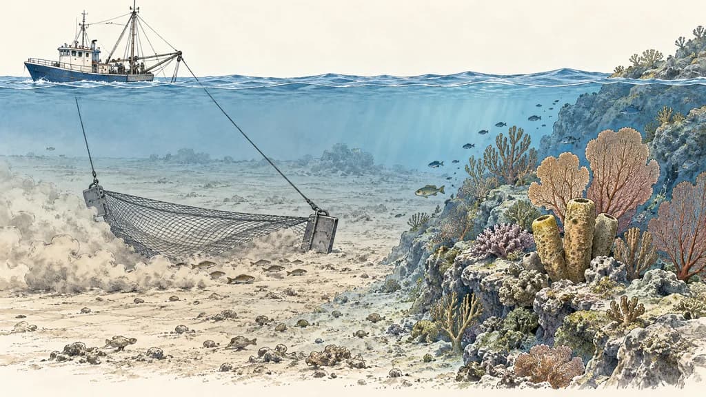 Ilustración de Protección de fondos marinos vulnerables