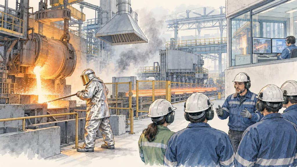 Honen printzipioa Protección laboral en siderurgia