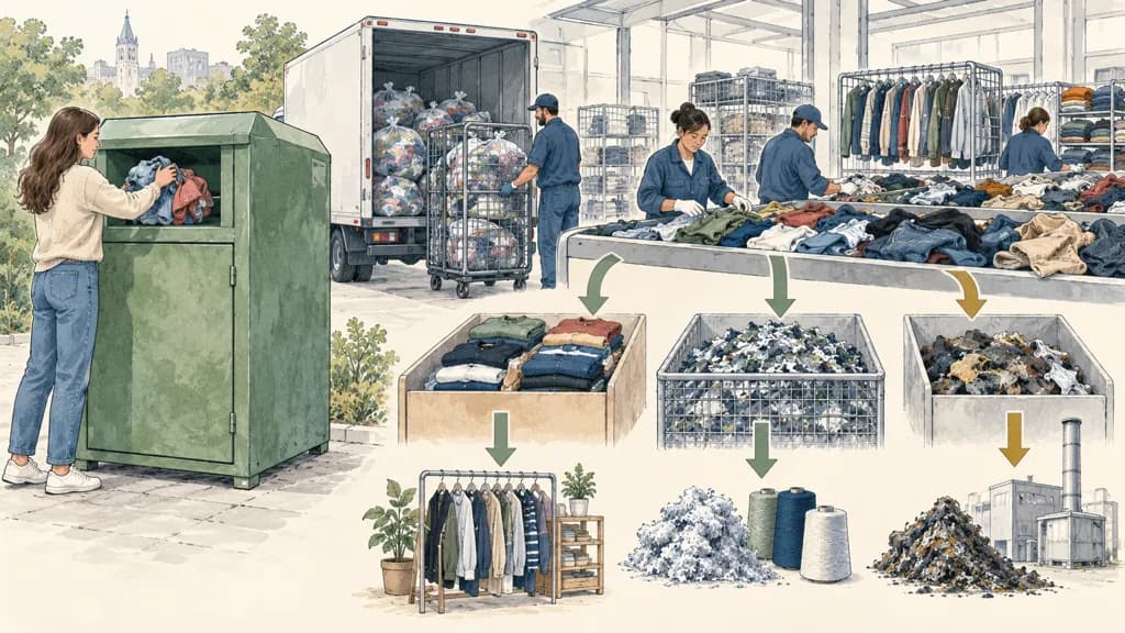 Irudigintza Recogida textil con destino verificado