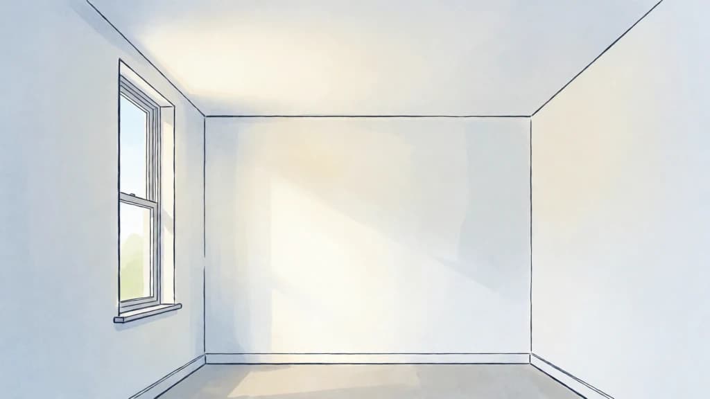 Ilustración de Reflectancia interior para distribuir luz