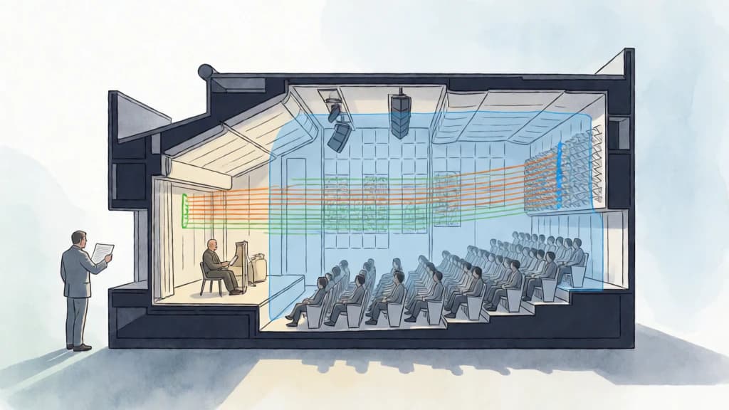 Ilustración de Simulación acústica