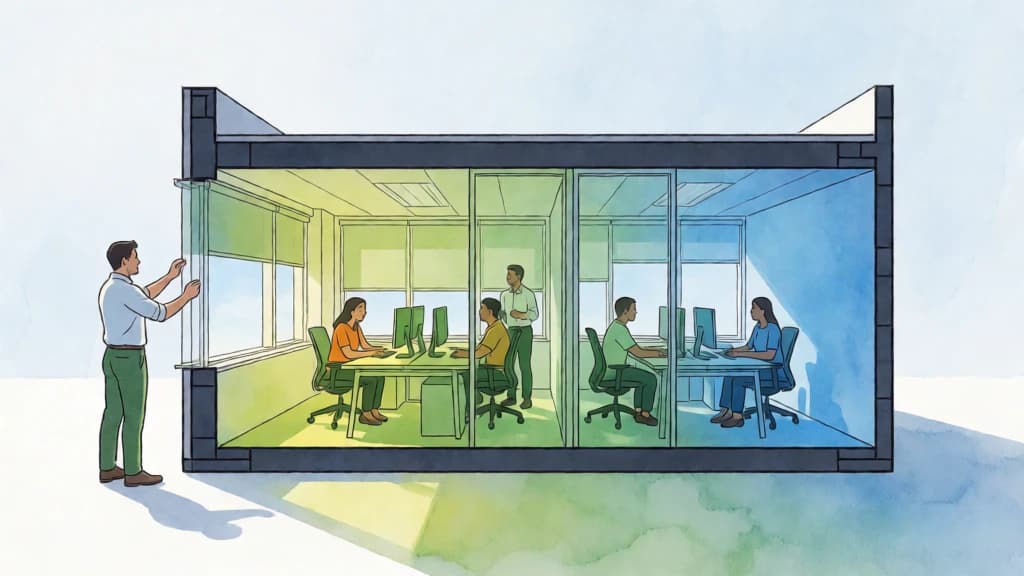 Ilustración de Simulación de luz natural