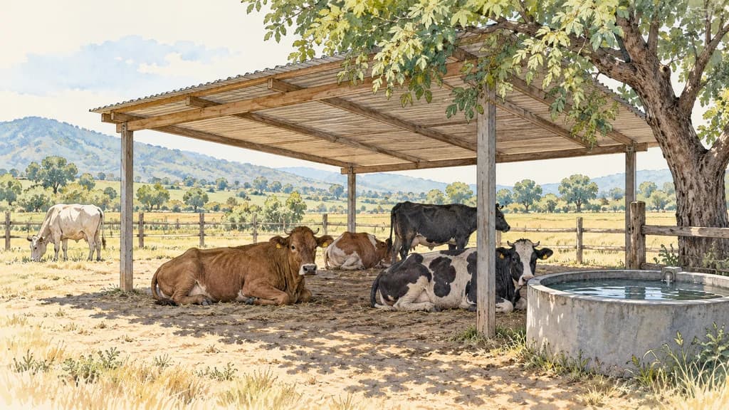 Irudigintza Sombra y refugio para ganado