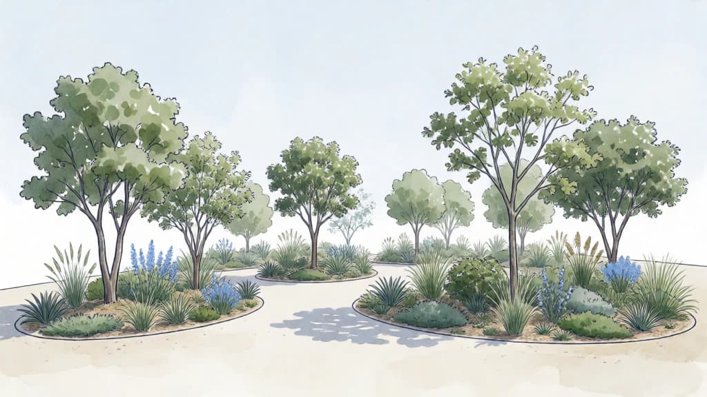 Ilustración de Xeropaisajismo y jardinería de baja demanda hídrica