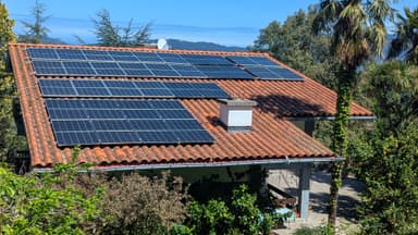 Solar installation from which AEBdESIGN operates