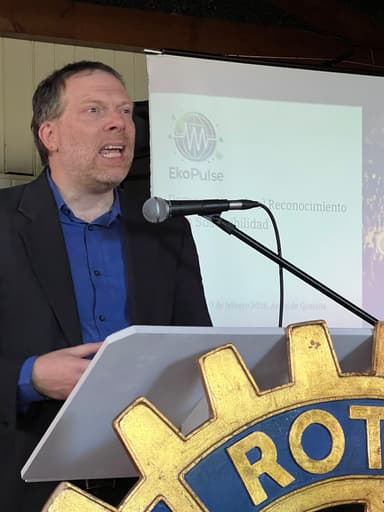 Presentation of EkoPulse at Rotary Club event