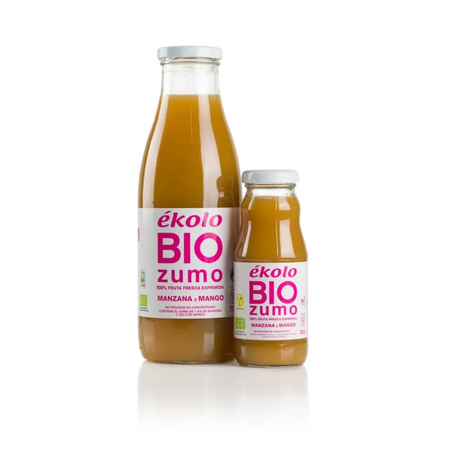 Zumo de MANZANA MANGO Ecológico, 100% exprimido — Ékolo