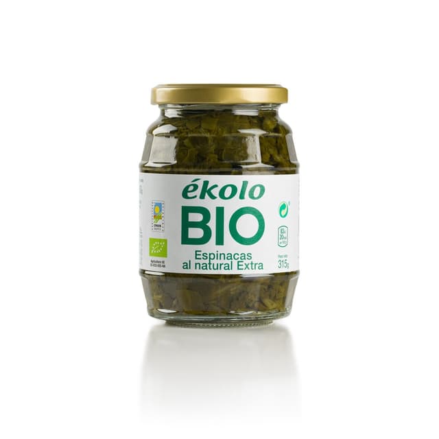 Espinacas Ecológicas al Natural — Ékolo