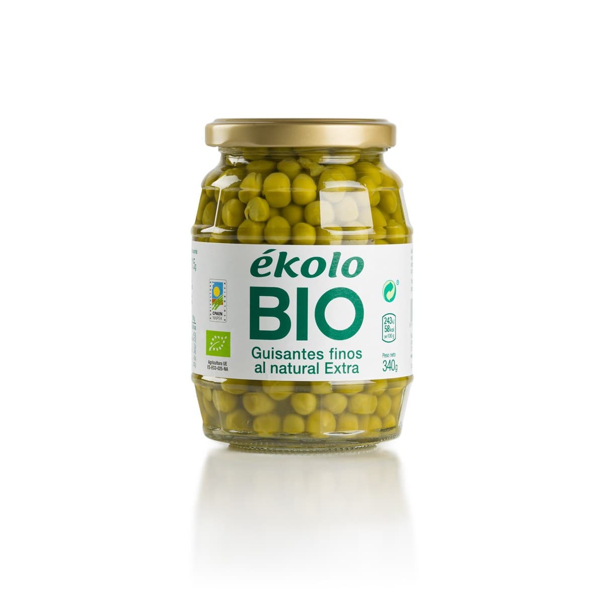 Guisantes Ecológicos al Natural — Ékolo