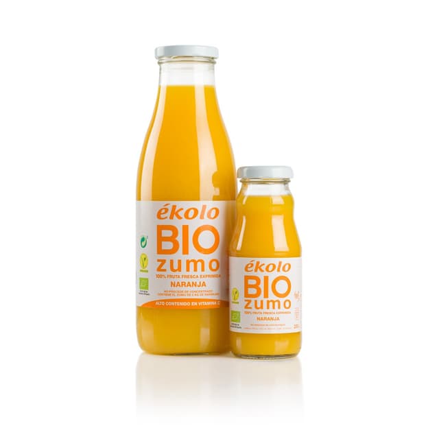 Zumo de NARANJA Ecológico 100% exprimido — Ékolo