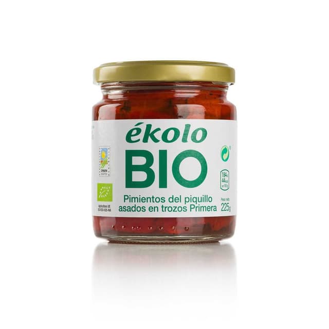 Pimientos del PIQUILLO Ecológicos Trozos — Ékolo