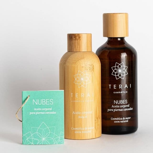 Aceite corporal para piernas cansadas NUBES — Terai