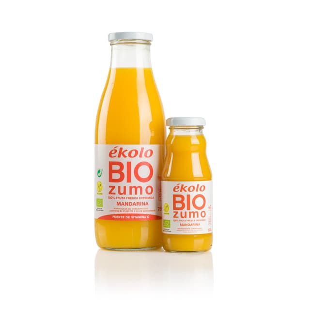 Zumo de MANDARINA Ecológico, 100% exprimido — Ékolo