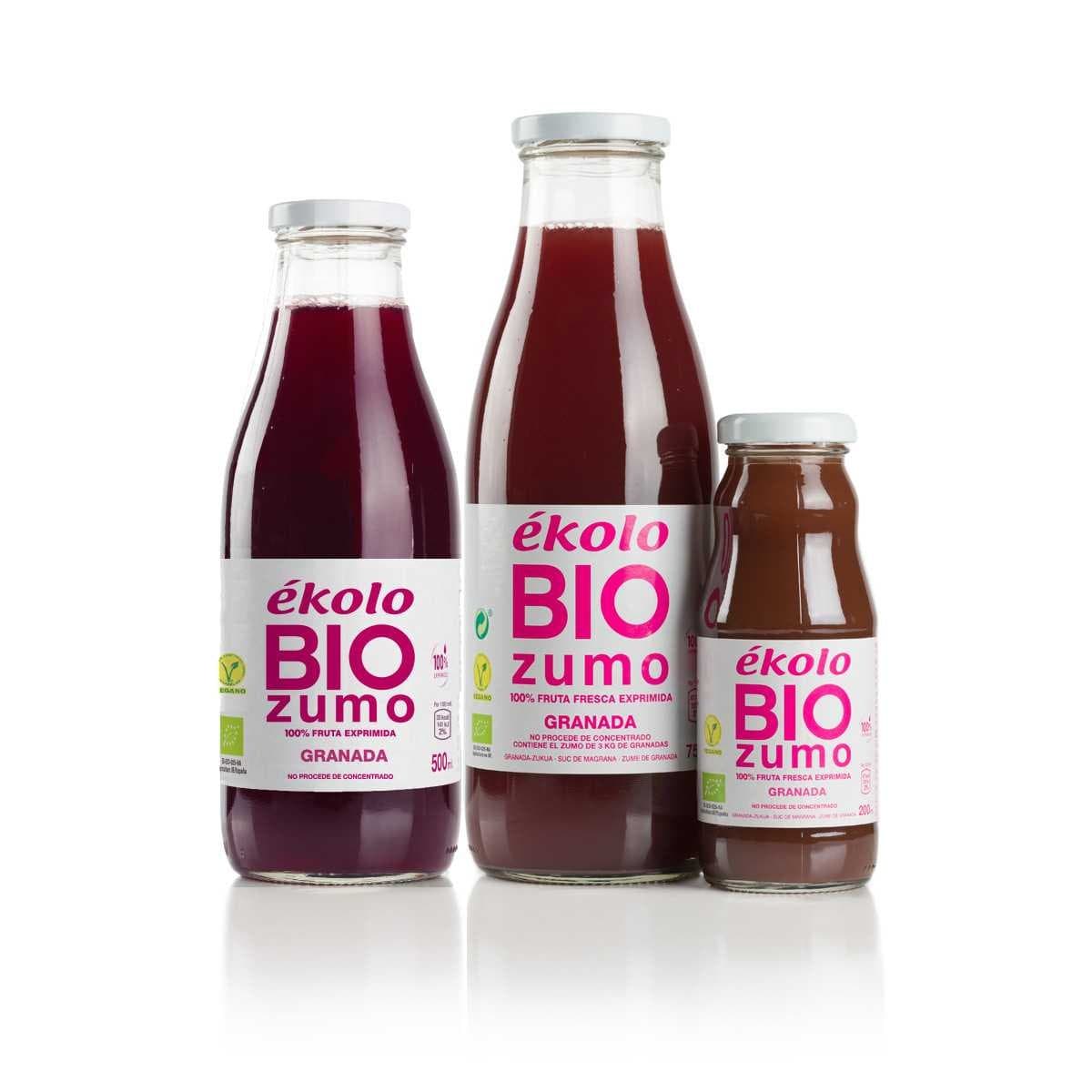 Zumo de GRANADA Ecológico 100% exprimido — Ékolo