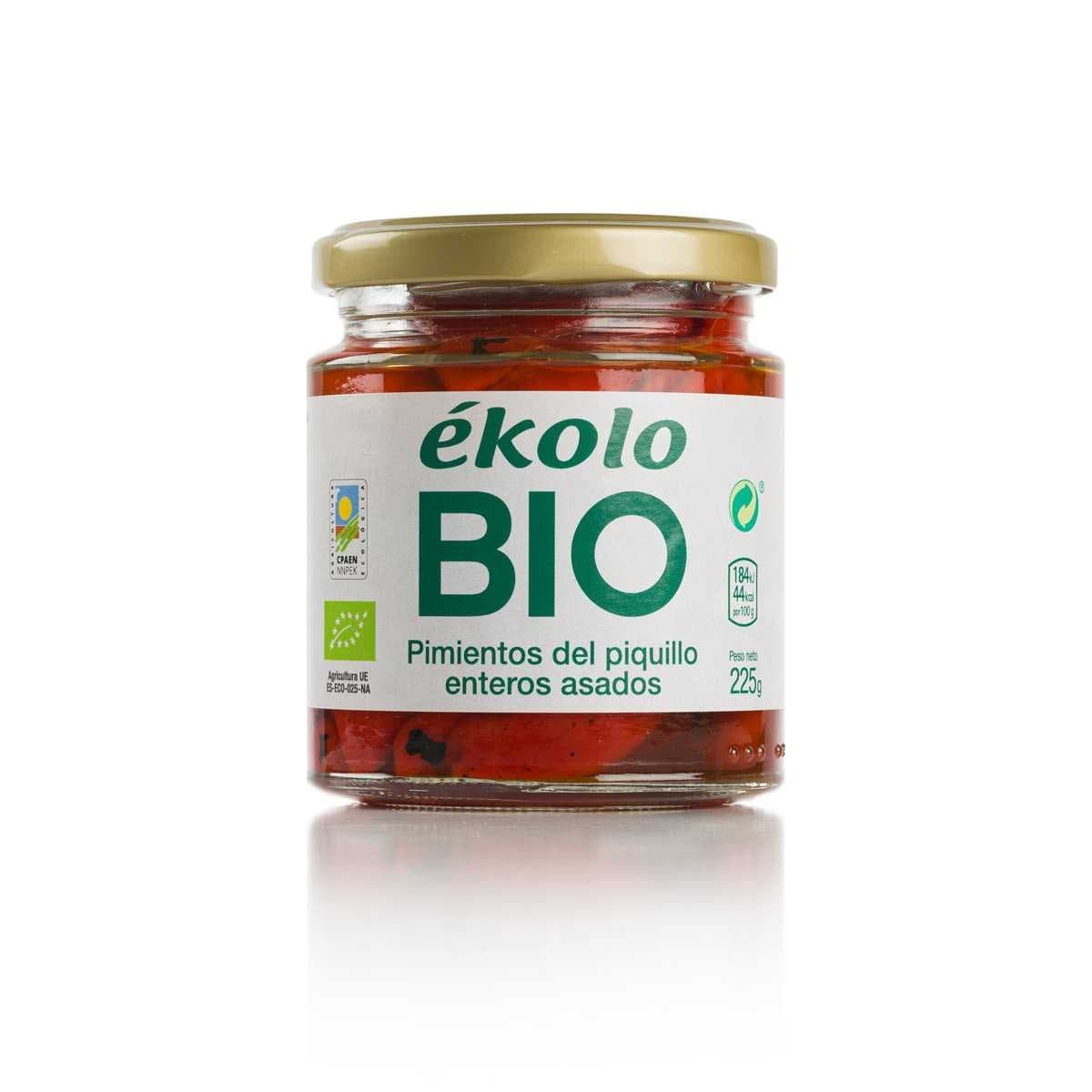 Pimientos del PIQUILLO EXTRA Ecológicos Enteros — Ékolo