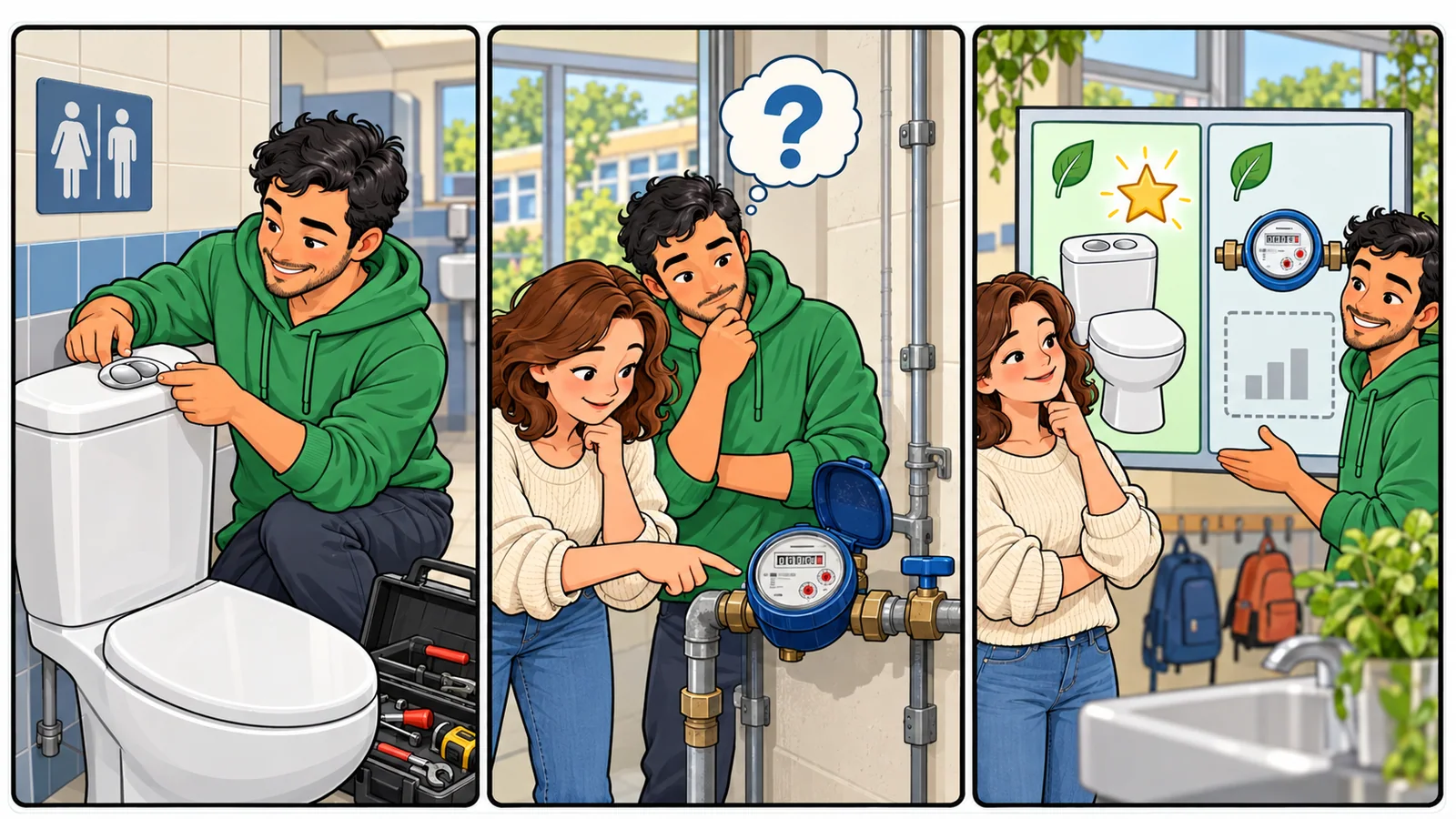 Historia ilustrada en tres viñetas sobre «No inventar lo desconocido»